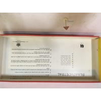 Vintage blaasvoetbalspel uit de jaren 60